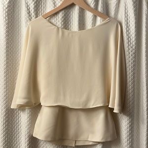 Fendi cape-style top. It 40. Cream colour